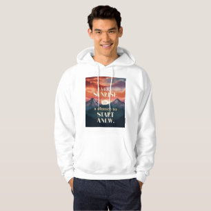 Aufstieg und Erneuerung: Inspirationsstimmung Hoodie