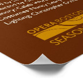 Aufstieg und Fall der Stadt Mahagonny Poster (Ecke)