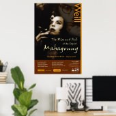Aufstieg und Fall der Stadt Mahagonny Poster (Heimbüro)
