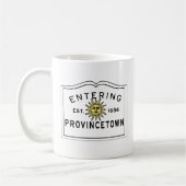 Aufstieg und Glanz, die Provincetown MA kommen Kaffeetasse (Links)