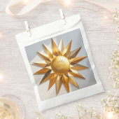 Aufstieg und glänzender Goldstar Geschenktütchen (Ausgeschnitten)