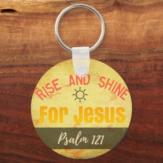 Aufstieg und Rhein für Jesus Schlüsselanhänger (Vorderseite)