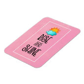 Aufstieg und Rheintypografie mit Sonne und Wolke Magnet (Linke Seite)