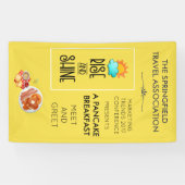 Aufstieg und Rheintypografie - Sonnenwolke und Pfa Banner (Horizontal)