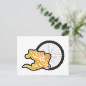 Aufstieg und Rollrad Postkarte (Stehend Vorderseite)
