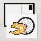 Aufstieg und Rollrad Postkarte (Vorne/Hinten)