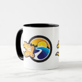 Aufstieg und Rollrad Tasse (Vorderseite Links)