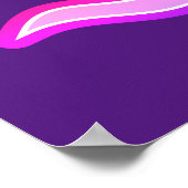 Aufstieg und Rollradfahrer Poster (Ecke)