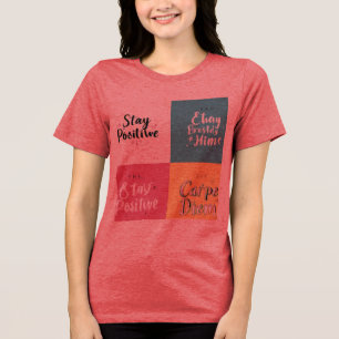 "Aufstieg und Windstoß - Motivierend Inspirationsa Tri-Blend Shirt