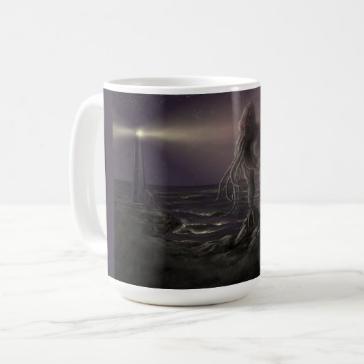 Aufstieg von Cthulhu Tasse (Vorderseite Links)