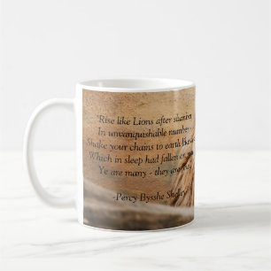 "Aufstieg wie Löwe-" Tasse