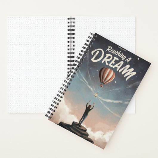 Aufstieg zu Ambitions Spiral Notebook 🎈 🌠 Notizblock (Innen)