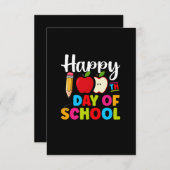 Aufstieg zum Abschluss der Vorschullehrerin Einladung (Vorne/Hinten)