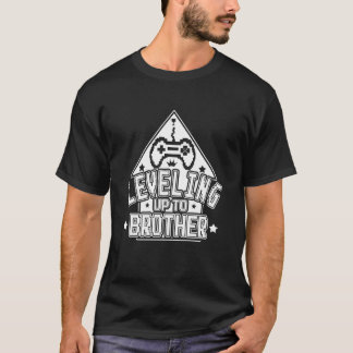 Aufstieg zum Bruder, lustiger einfacher Gamer-Stil T-Shirt