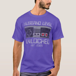 Aufstieg zum Ehemann 2025 Aufgestiegene Junggesell T-Shirt