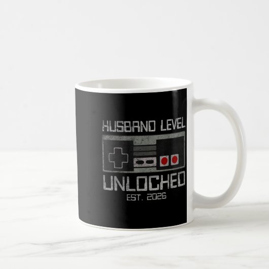 Aufstieg zum Ehemann 2026 Aufgestiegener Junggesel Kaffeetasse (Rechts)