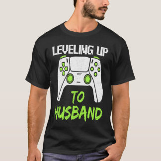 Aufstieg zum Ehemann  Junggesellenabschied Männer- T-Shirt