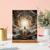 Aufstieg zum Licht Acrylschild (Hochzeit)