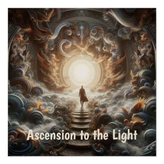 Aufstieg zum Licht Poster (Vorderseite)