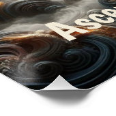 Aufstieg zum Licht Poster (Ecke)