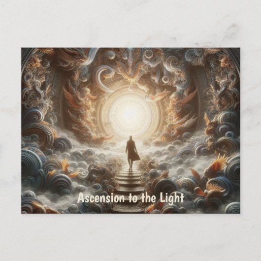 Aufstieg zum Licht Postkarte (Vorderseite)