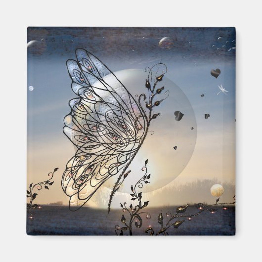 Aufstieg zum Sternenschmetterling! Magnet (Vorne)