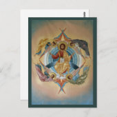 Aufstieg zur Christ Prayer Card Postkarte (Vorne/Hinten)