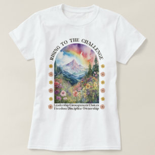 Aufstieg zur Herausforderung Christliches Heimunte T-Shirt