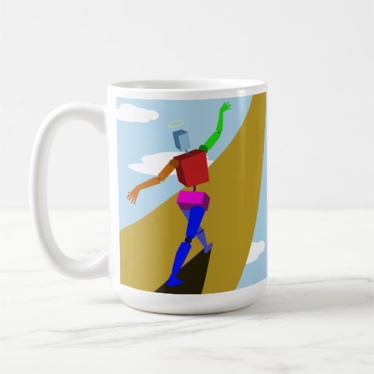 Aufstieg zur Tasse des Friedens (Links)