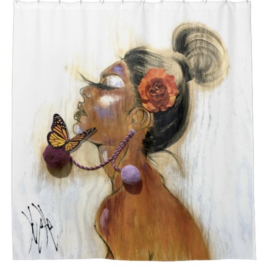 Aufstiegs-u. Glanz-Duschvorhang Duschvorhang (Vorderseite)