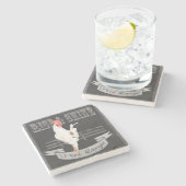 Aufstiegs-u. Glanz-Hahn Steinuntersetzer (Seitenansicht)