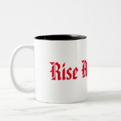 Aufstiegs-und Schleifen-Kaffee-Tasse Zweifarbige Tasse (Links)