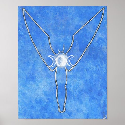 aufstrebende Göttin Poster (Vorne)