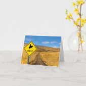 Aufsuchen - Flying Pig-Signaturkarte Karte (Gelbe Blume)