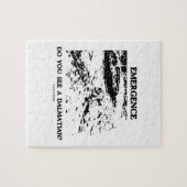 Auftauchen sehen Sie einen Dalmatiner? Optische Puzzle (Horizontal)