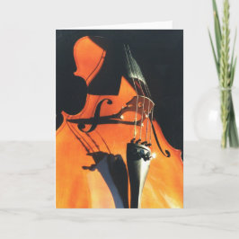 Auftauchende Cellogrußkarte Karte