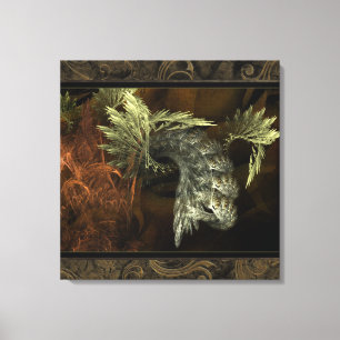 Auftauchende Fraktal-Wand-Kunst Leinwanddruck
