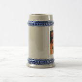 Auftauchender Cello Stein Bierglas (Mittel)