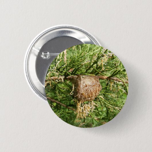 Auftauchender Mantis ~ Knopf Button (Vorne & Hinten)