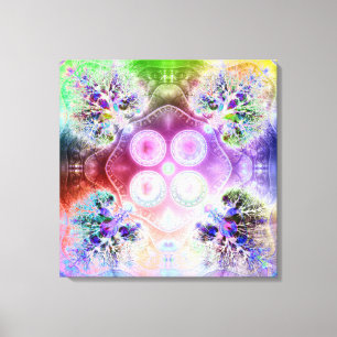 Auftrag an der Wurzel aller Chaos-V3 Leinwanddruck