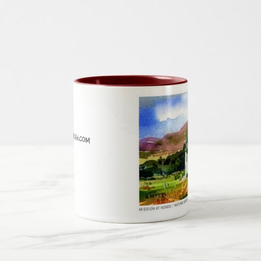 AUFTRAG AN HONDO-TASSE ZWEIFARBIGE TASSE (Mittel)