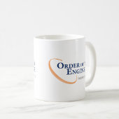 Auftrag der Ingenieur-Kaffee-Tasse Kaffeetasse (VorderseiteRechts)