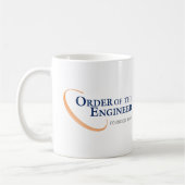 Auftrag der Ingenieur-Kaffee-Tasse Kaffeetasse (Links)