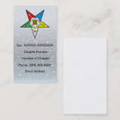 Auftrag der Oststern-Visitenkarte Visitenkarte (Vorne/Hinten)