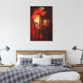 Auftrag, der von seiner Ehefrau verspottet wird Leinwanddruck (Insitu (Schlafzimmer))