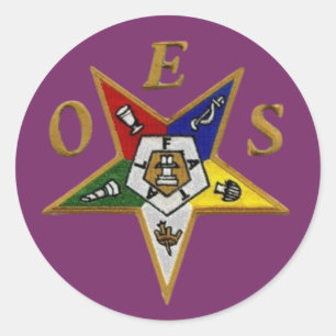 AUFTRAG des OSTsternes Runder Aufkleber