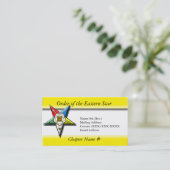 Auftrag des Oststernes Visitenkarte (Stehend Vorderseite)