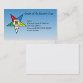 Auftrag des Oststernes Visitenkarte (Vorne/Hinten)