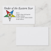 Auftrag des Oststernes Visitenkarte (Vorne/Hinten)