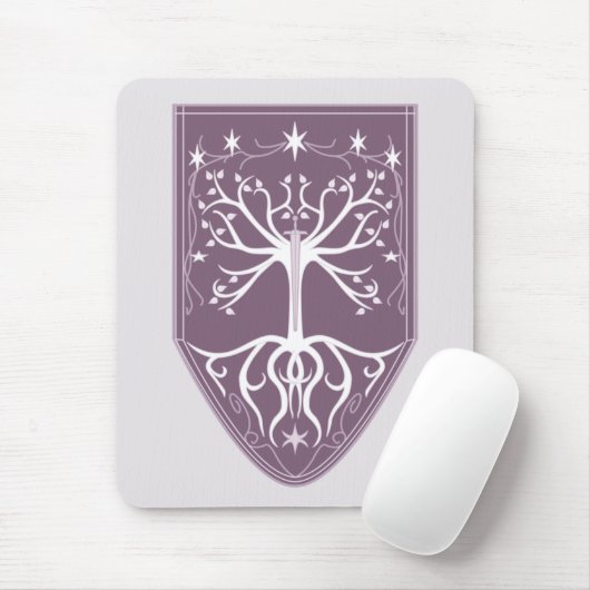 "Auftrag des weißen Baums" Wappen Mousepad (Mit Mouse)